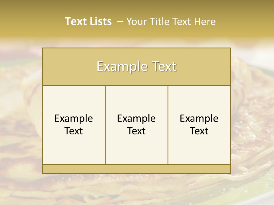 Culinary Tasty Calorie PowerPoint Template
