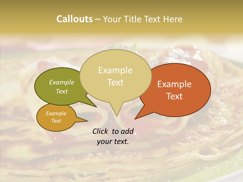 Culinary Tasty Calorie PowerPoint Template