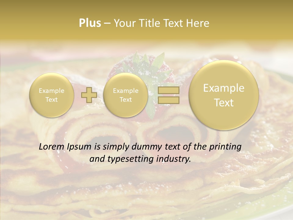 Culinary Tasty Calorie PowerPoint Template