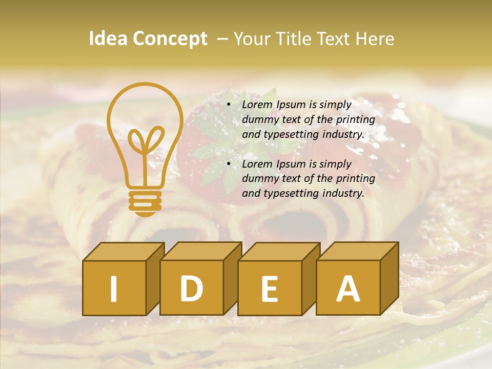 Culinary Tasty Calorie PowerPoint Template