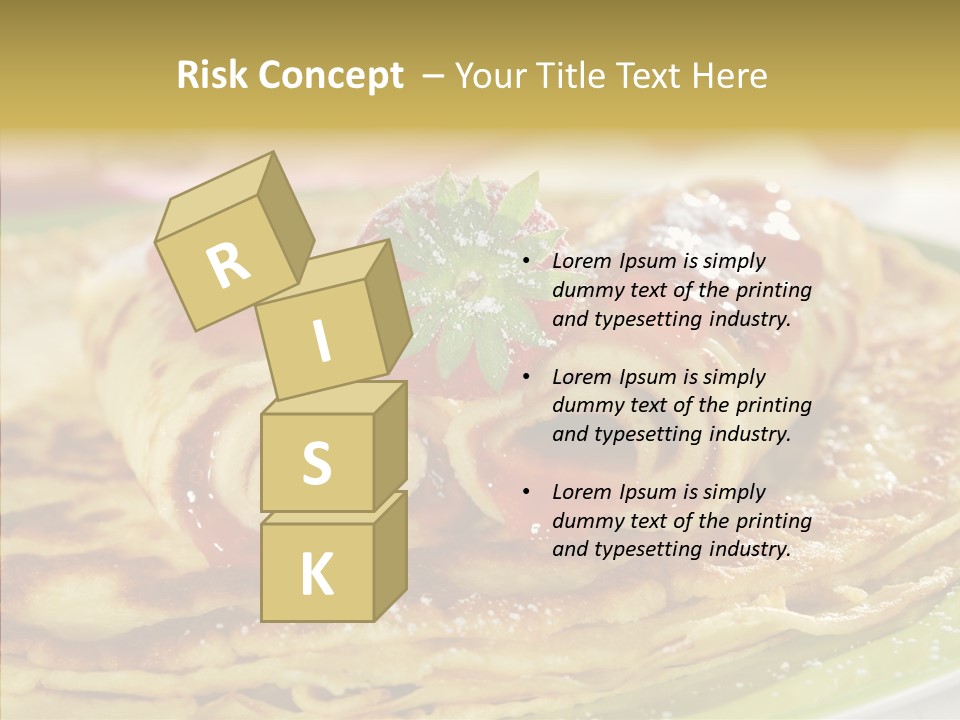 Culinary Tasty Calorie PowerPoint Template