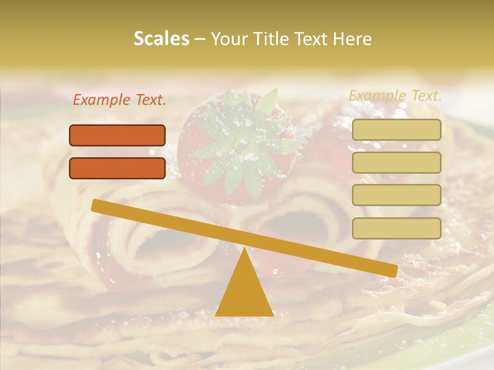 Culinary Tasty Calorie PowerPoint Template