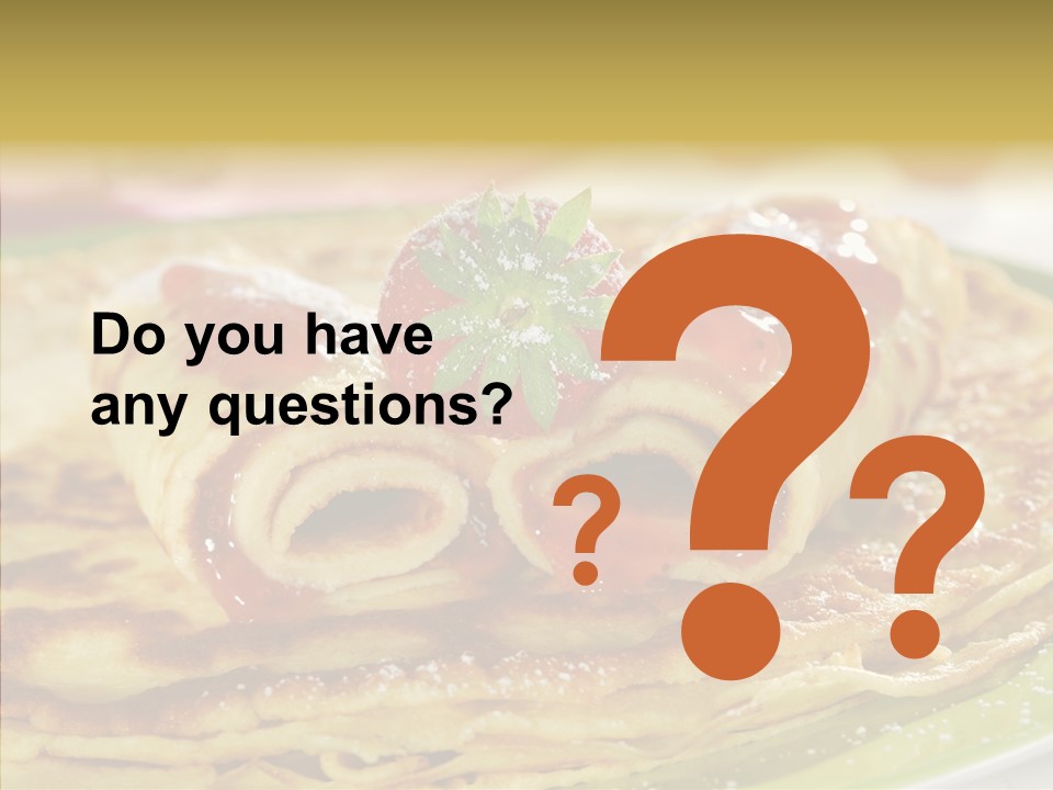 Culinary Tasty Calorie PowerPoint Template