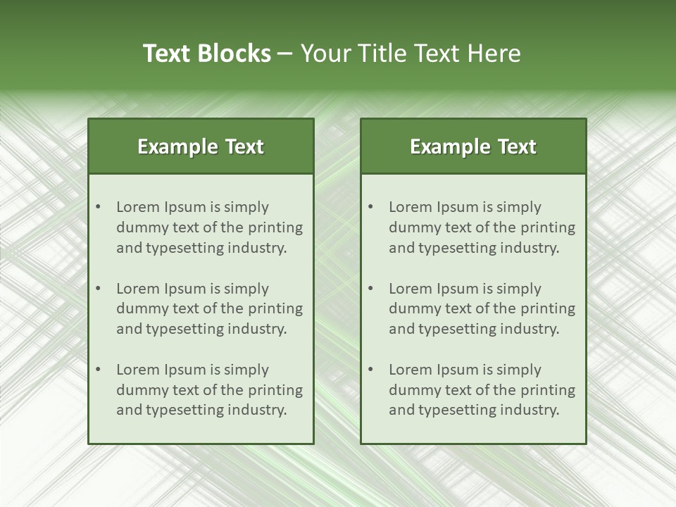 Tracing Abstract Play PowerPoint Template