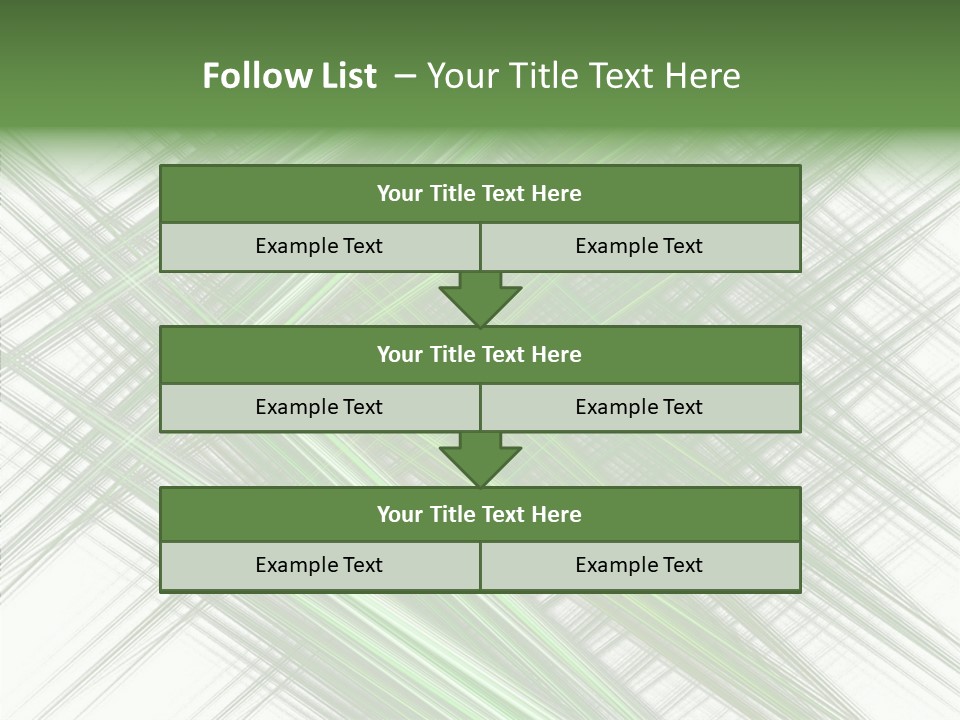 Tracing Abstract Play PowerPoint Template