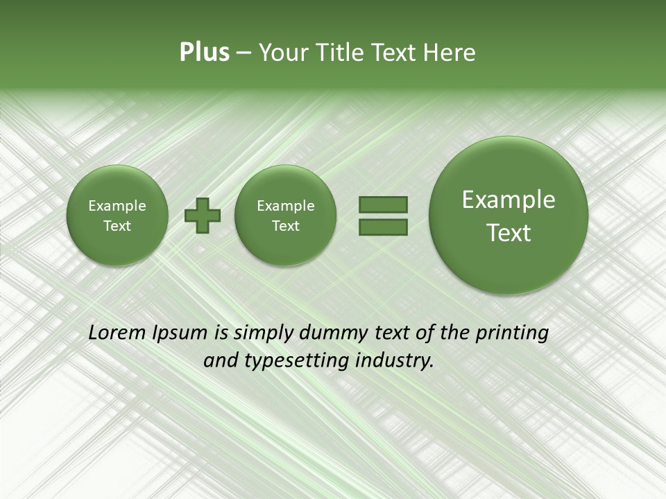 Tracing Abstract Play PowerPoint Template