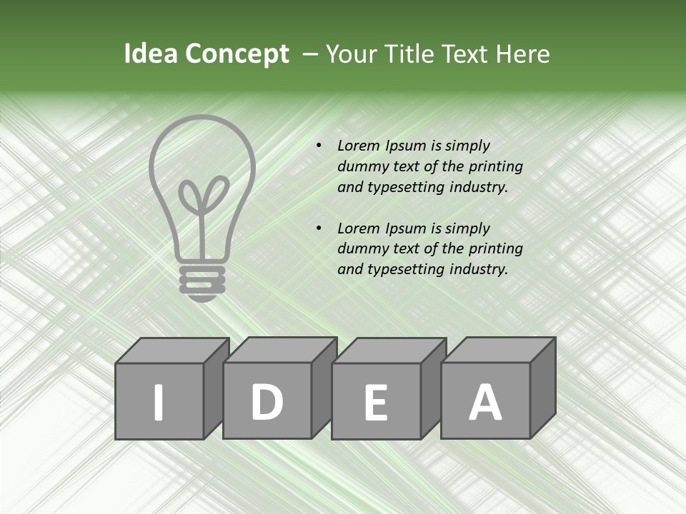 Tracing Abstract Play PowerPoint Template