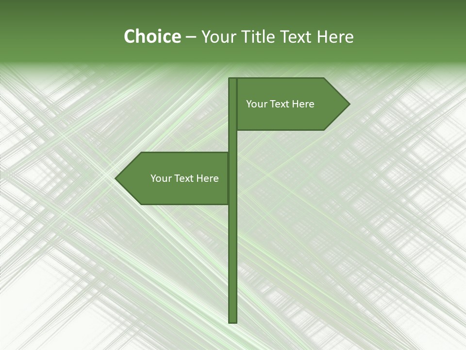 Tracing Abstract Play PowerPoint Template