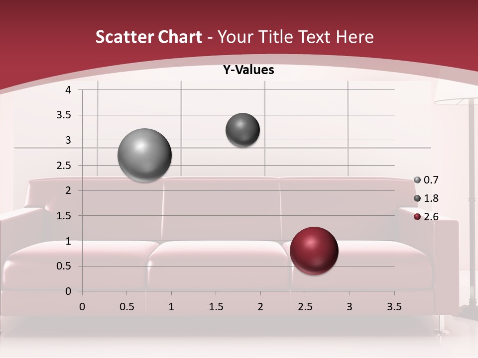 White Illustration Furnishings PowerPoint Template