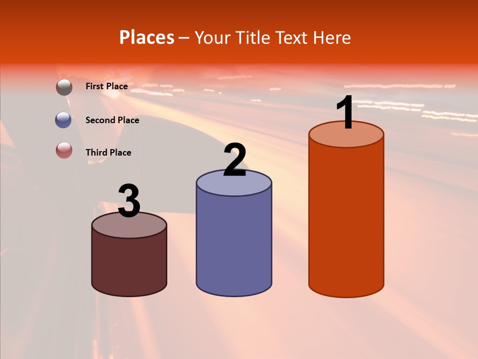 Flyover Scene Sky PowerPoint Template