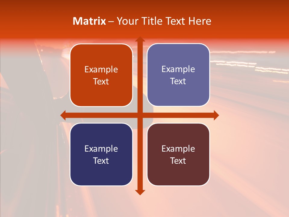 Flyover Scene Sky PowerPoint Template