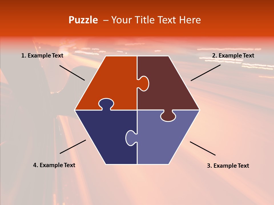 Flyover Scene Sky PowerPoint Template