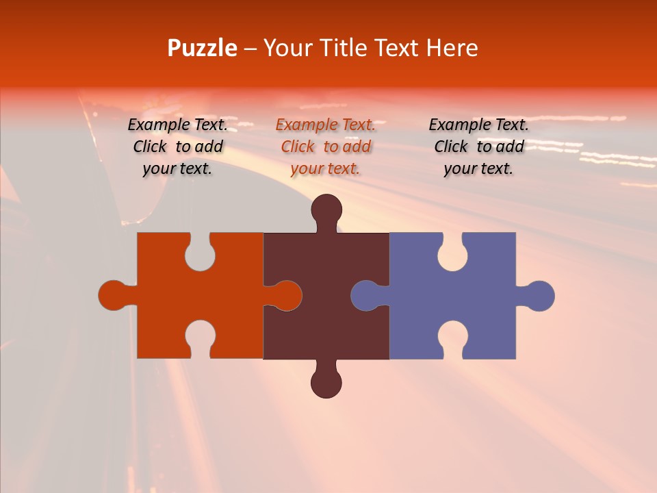 Flyover Scene Sky PowerPoint Template