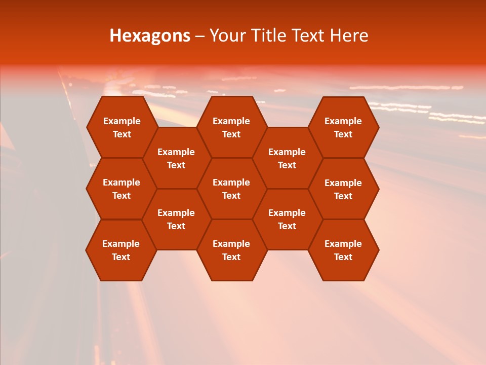Flyover Scene Sky PowerPoint Template