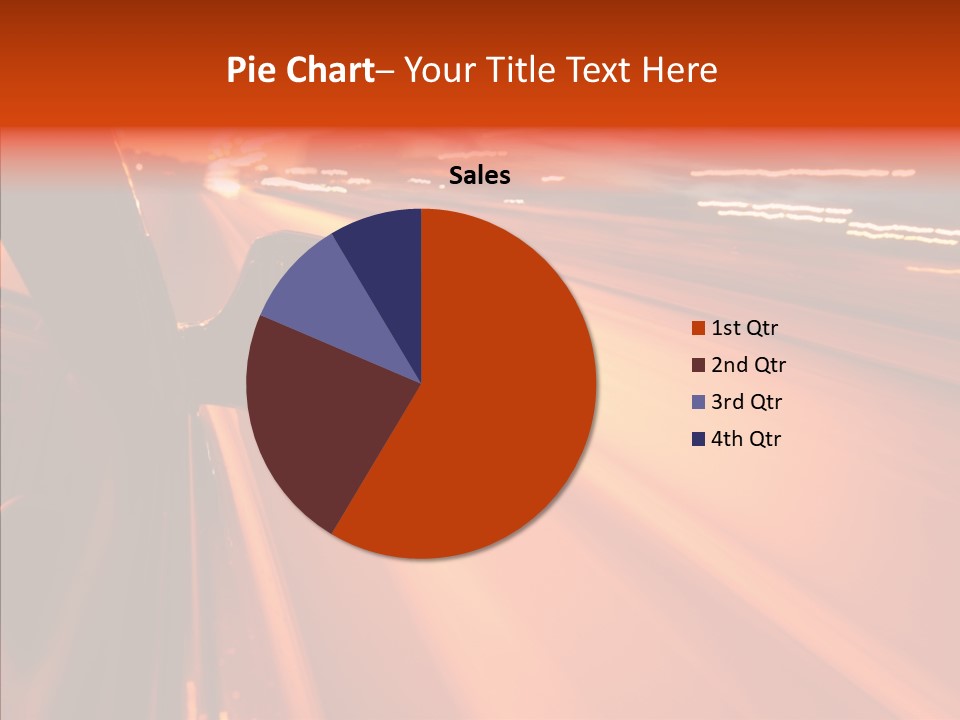 Flyover Scene Sky PowerPoint Template