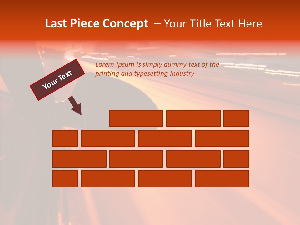 Flyover Scene Sky PowerPoint Template