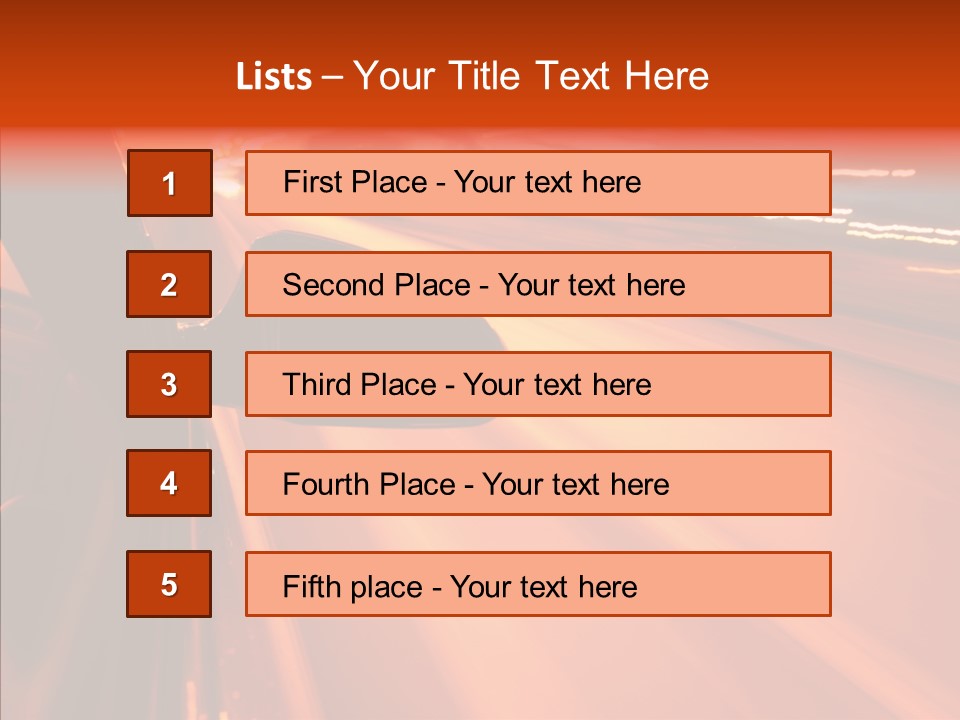 Flyover Scene Sky PowerPoint Template