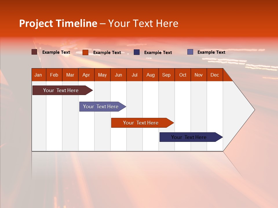 Flyover Scene Sky PowerPoint Template