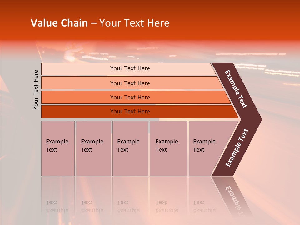 Flyover Scene Sky PowerPoint Template