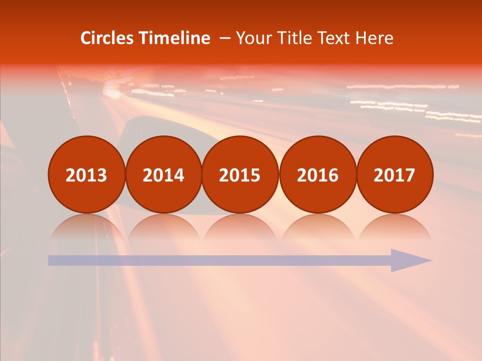 Flyover Scene Sky PowerPoint Template