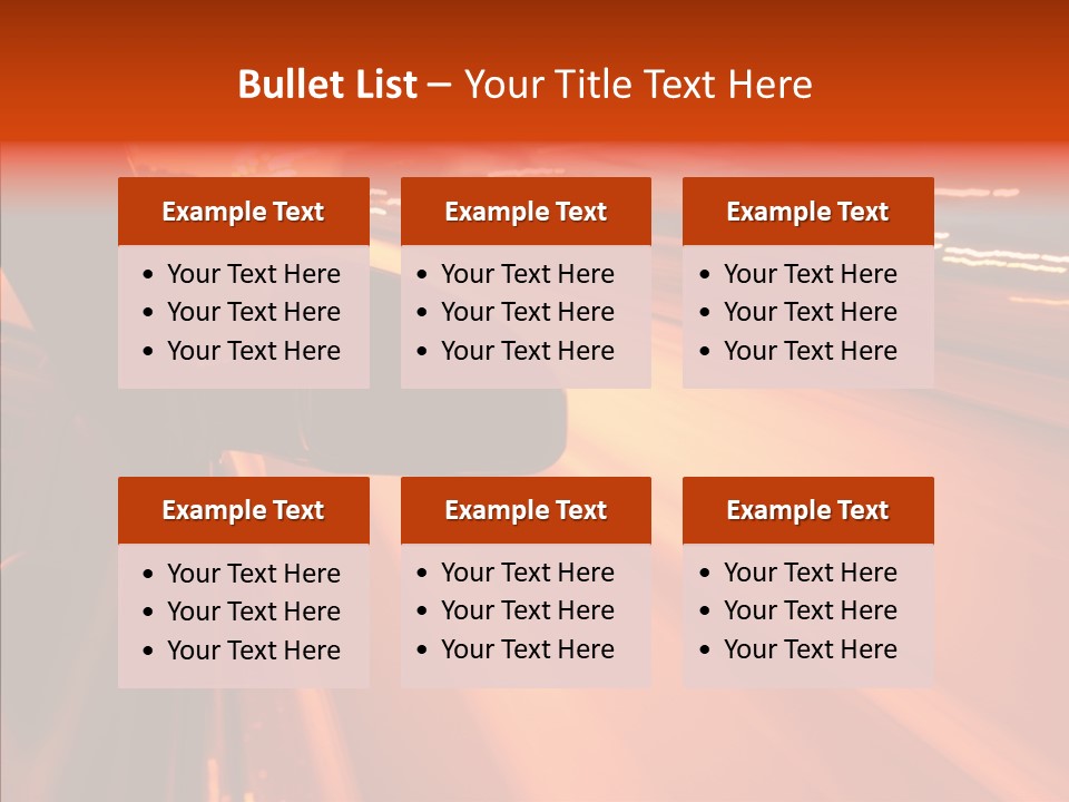 Flyover Scene Sky PowerPoint Template