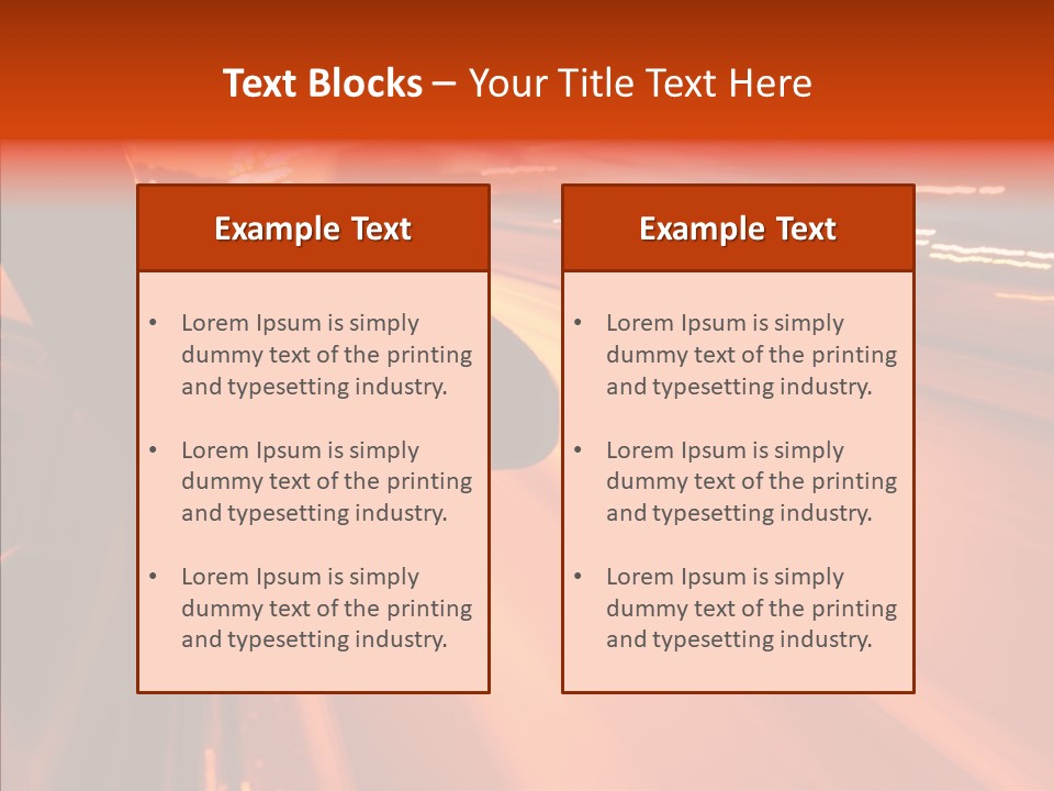 Flyover Scene Sky PowerPoint Template