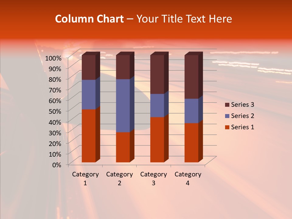 Flyover Scene Sky PowerPoint Template