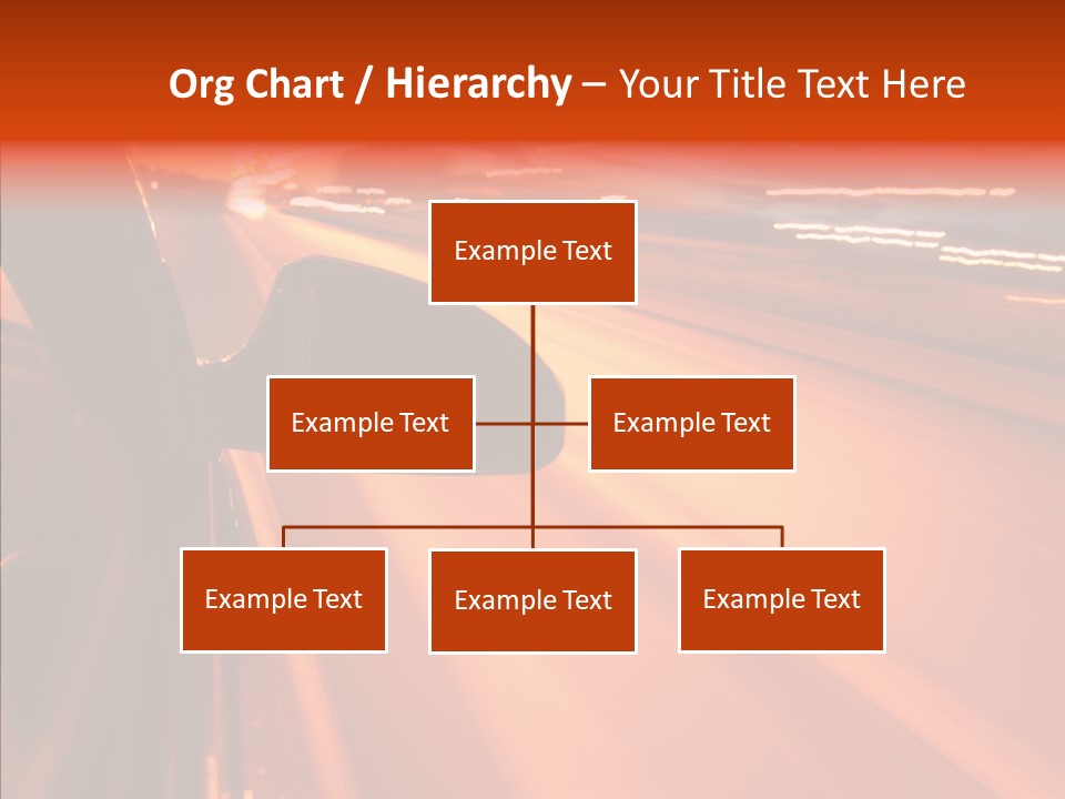 Flyover Scene Sky PowerPoint Template