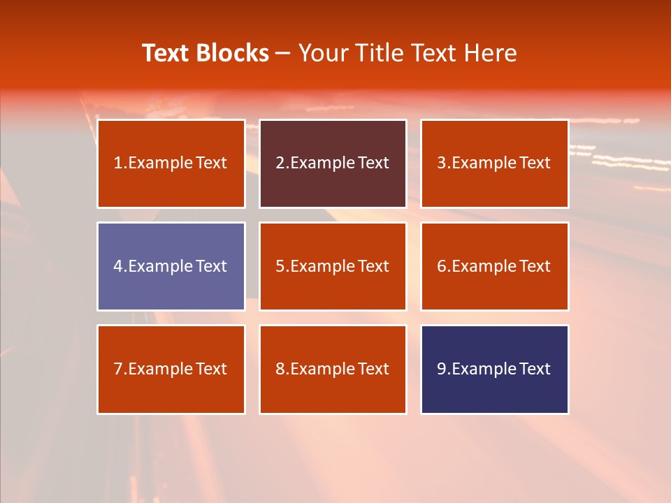Flyover Scene Sky PowerPoint Template