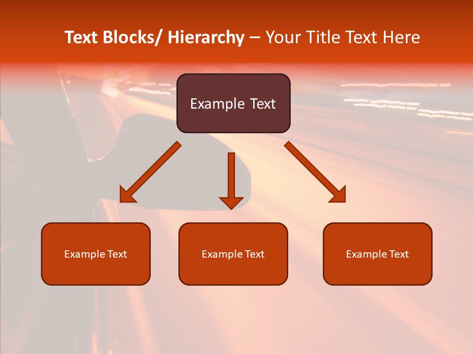 Flyover Scene Sky PowerPoint Template