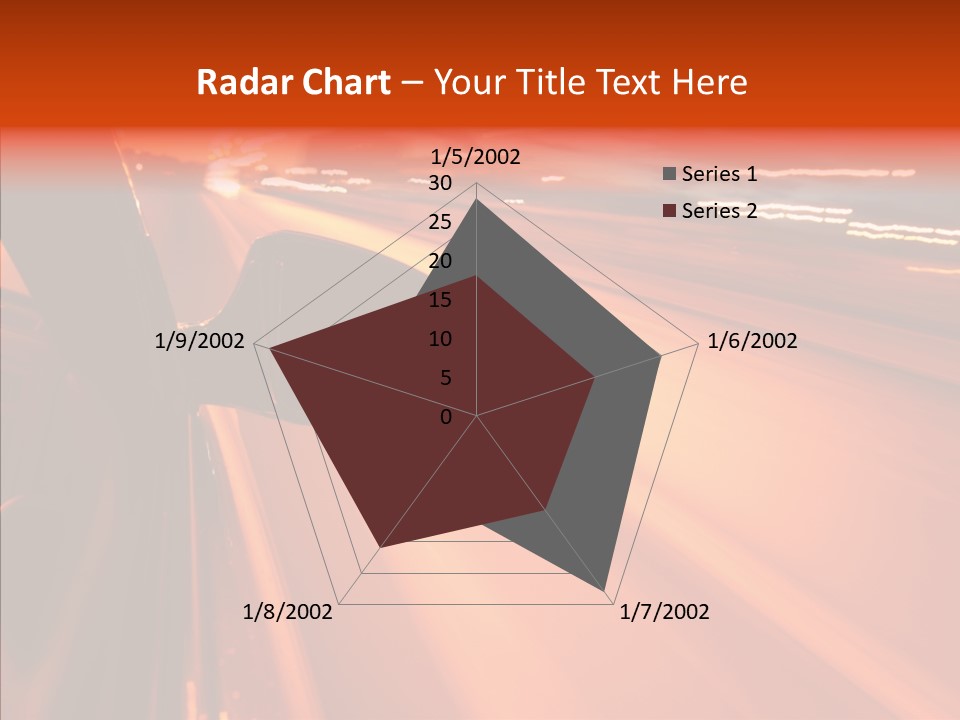 Flyover Scene Sky PowerPoint Template