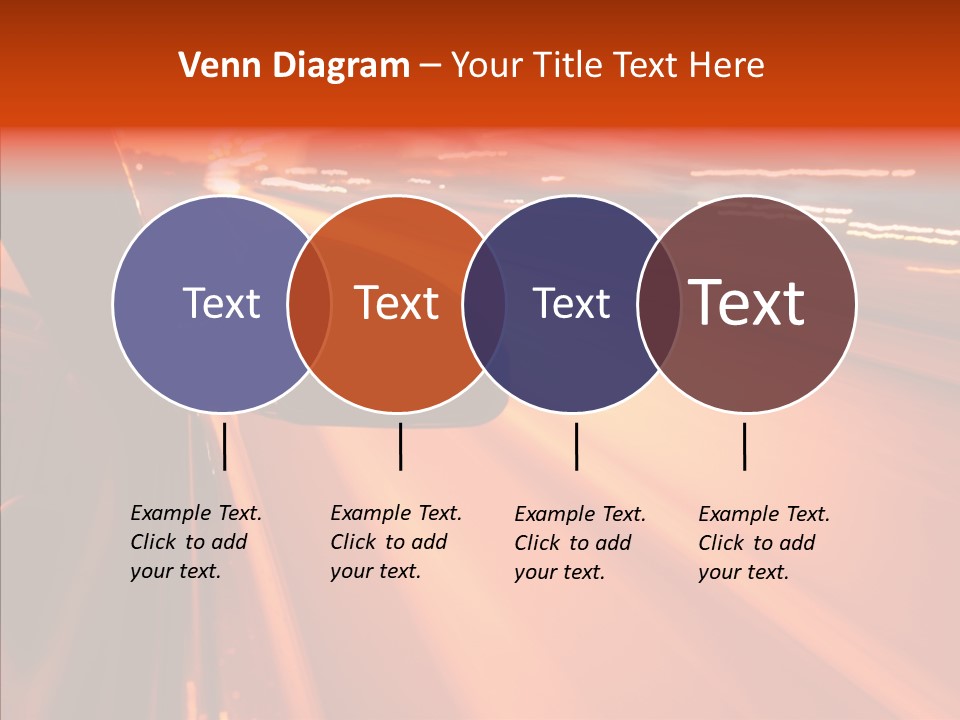 Flyover Scene Sky PowerPoint Template
