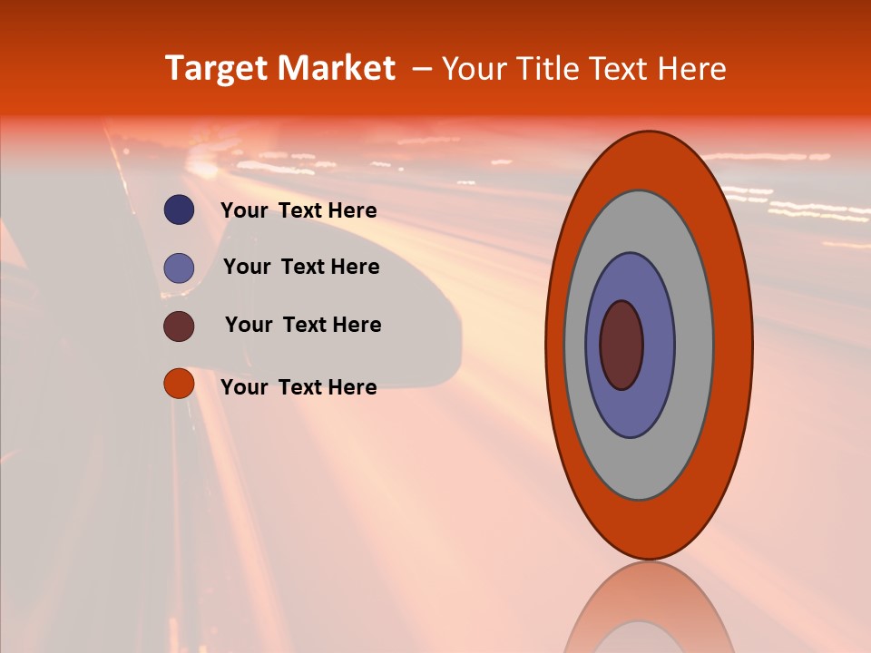 Flyover Scene Sky PowerPoint Template