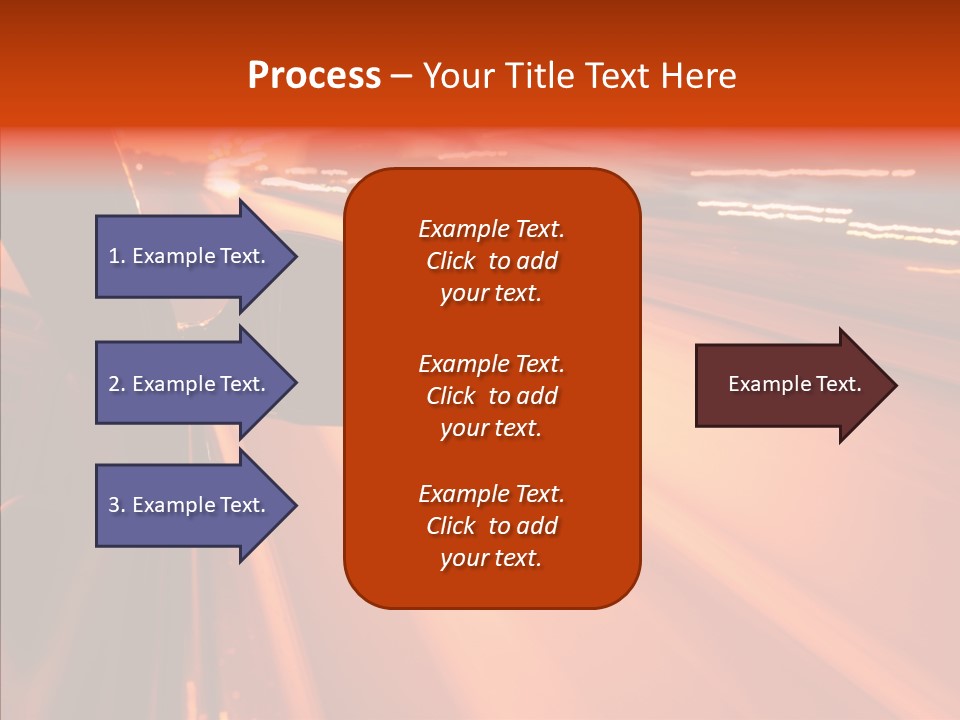 Flyover Scene Sky PowerPoint Template