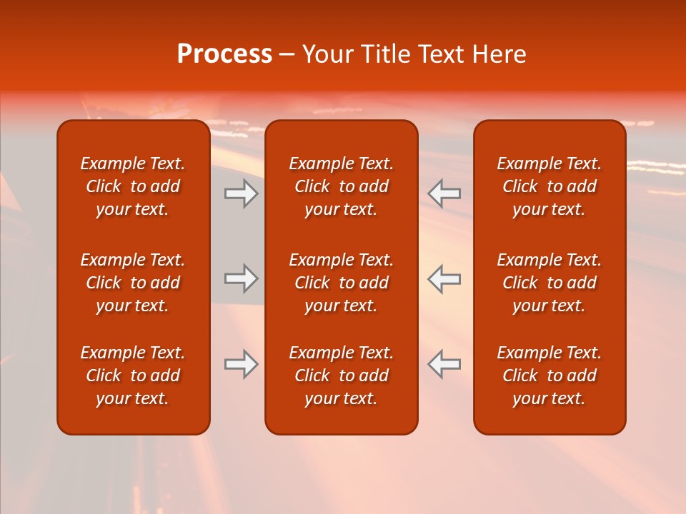 Flyover Scene Sky PowerPoint Template