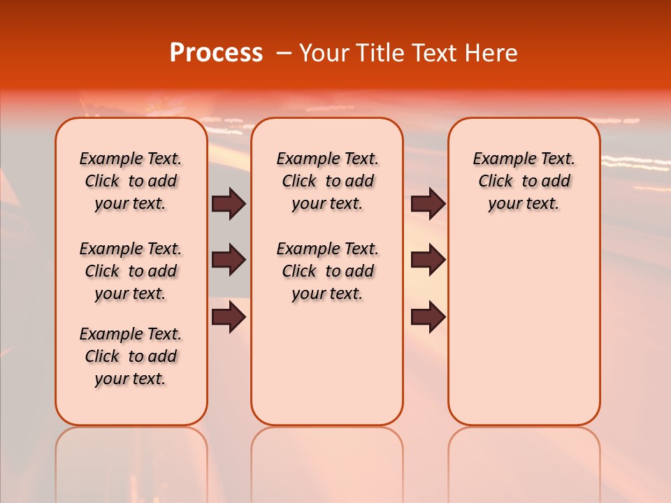 Flyover Scene Sky PowerPoint Template