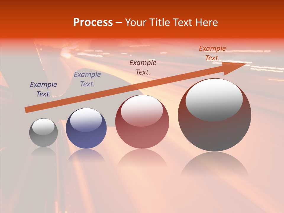 Flyover Scene Sky PowerPoint Template