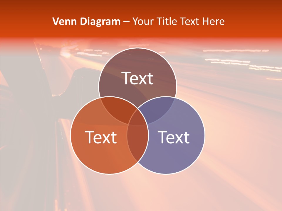 Flyover Scene Sky PowerPoint Template