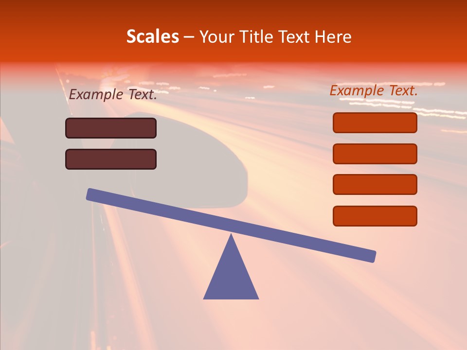 Flyover Scene Sky PowerPoint Template