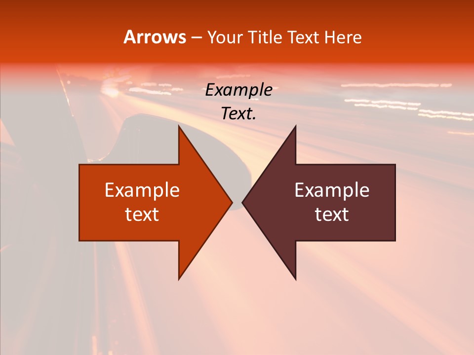 Flyover Scene Sky PowerPoint Template