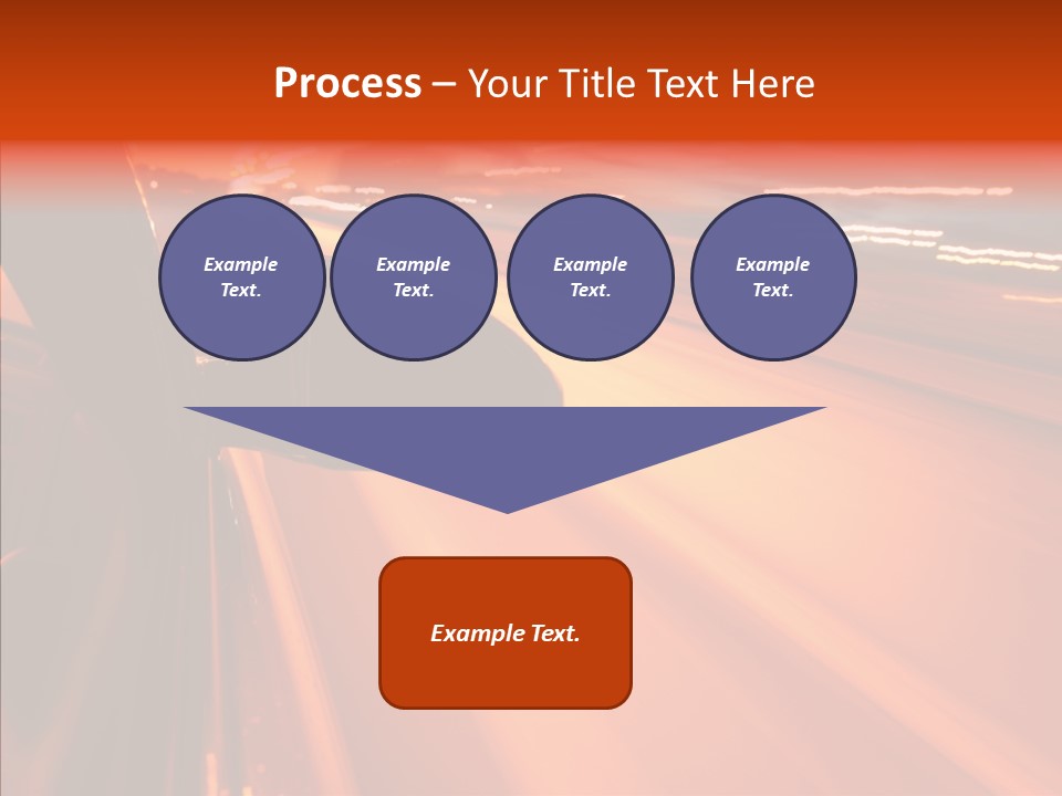 Flyover Scene Sky PowerPoint Template