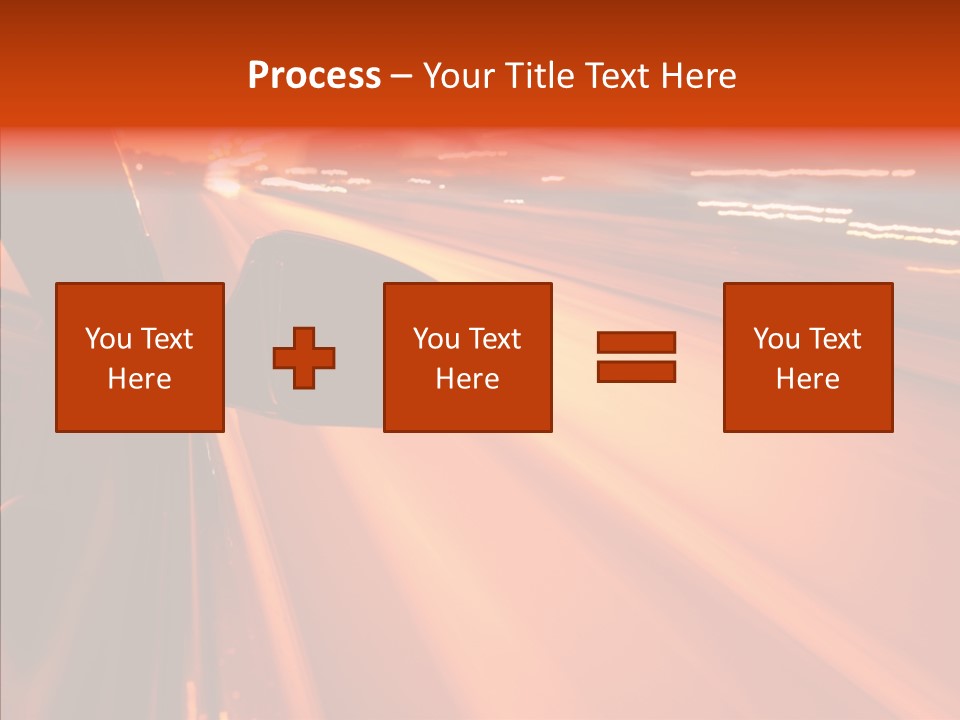 Flyover Scene Sky PowerPoint Template