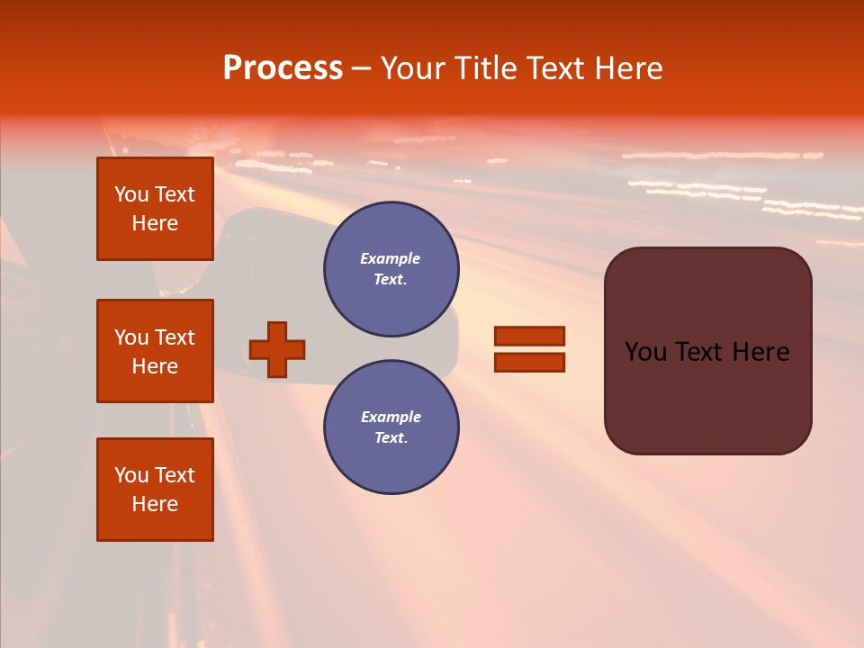 Flyover Scene Sky PowerPoint Template