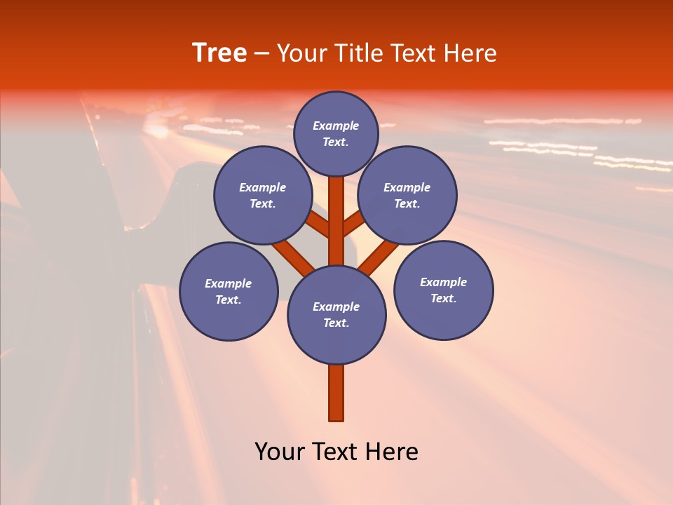 Flyover Scene Sky PowerPoint Template
