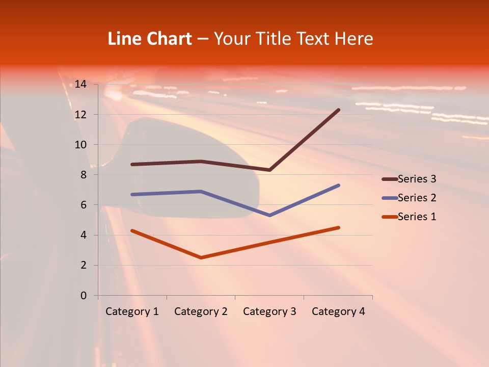 Flyover Scene Sky PowerPoint Template