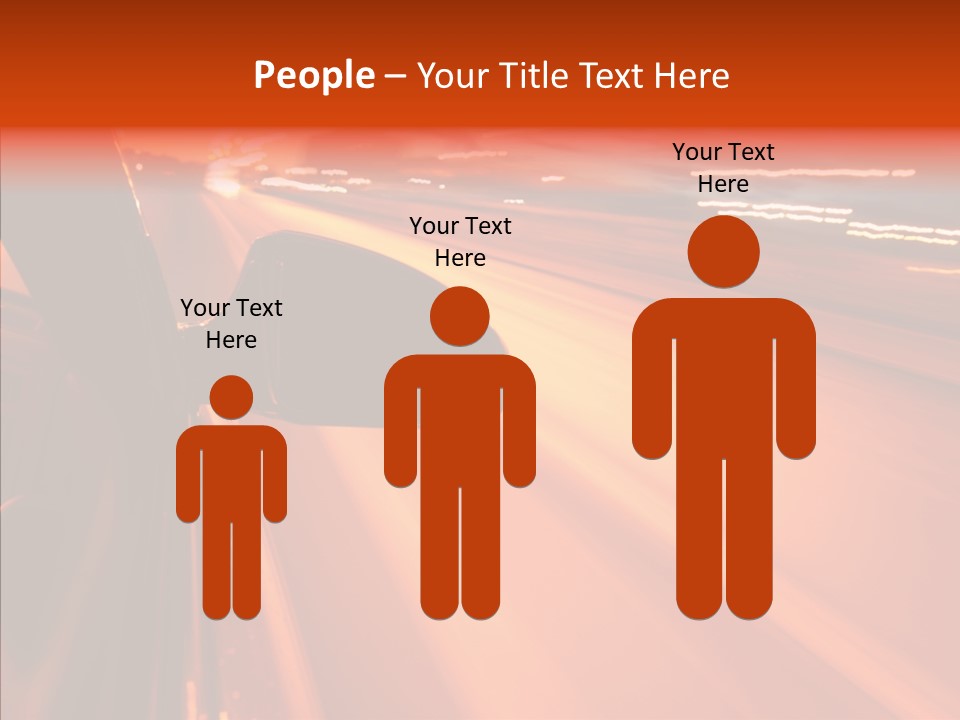 Flyover Scene Sky PowerPoint Template