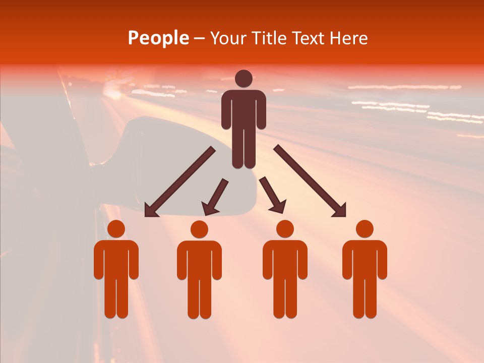 Flyover Scene Sky PowerPoint Template