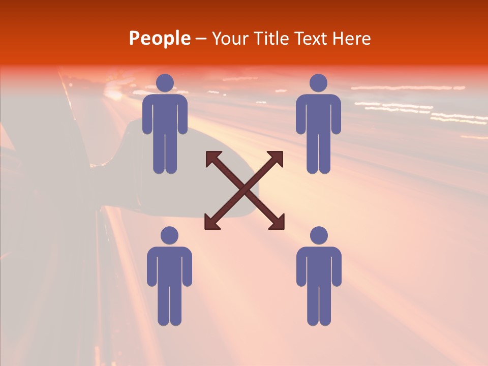 Flyover Scene Sky PowerPoint Template