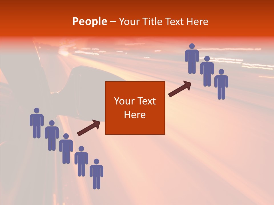 Flyover Scene Sky PowerPoint Template