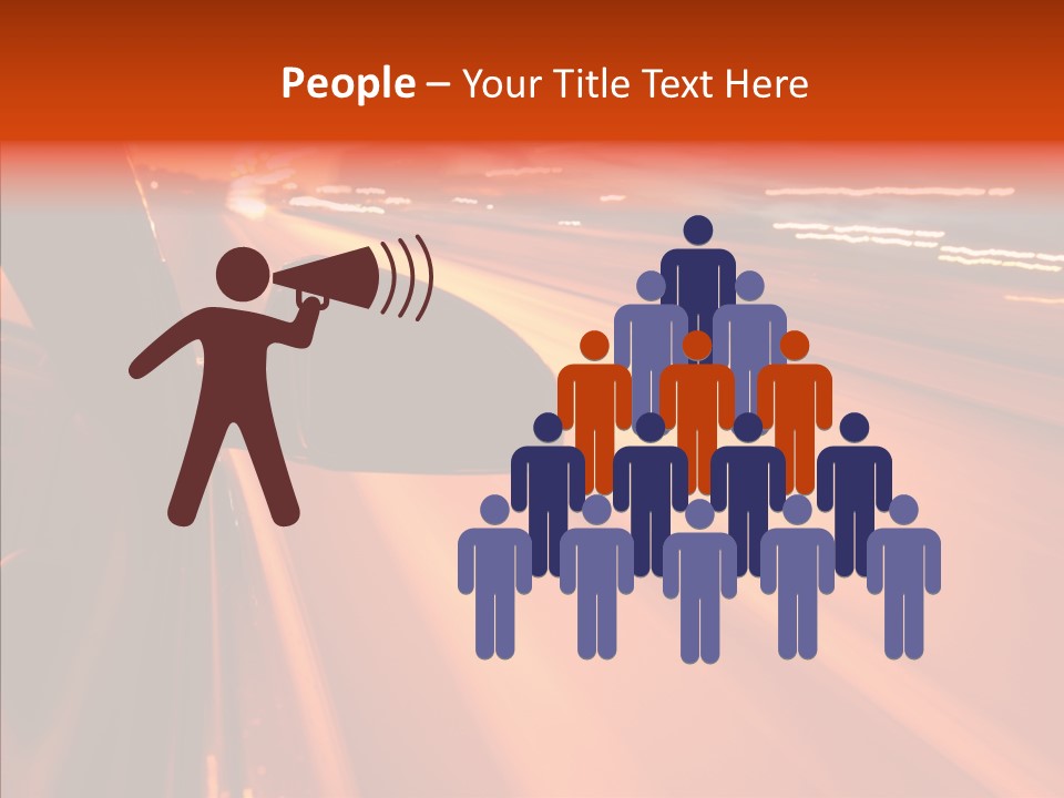 Flyover Scene Sky PowerPoint Template